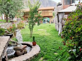 Casa elegante en el Valle Sagrado - vistas jardin，位于卡尔卡的别墅