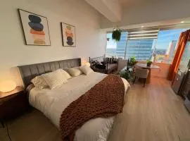 Boho Studio Downtown Rogers Views Heated Parking