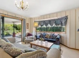 A luxury seaside vacation villa located in a quiet and upscale neighborhood