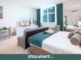 Free housekeeping visits during your stay - StayShort - Chic Studio for 3 People in Business Bay