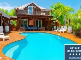 Villa CINTA piscine chauffée 100 m du lagon