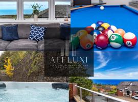 Le Morne – Luxury Coastal Escape with Hot Tub & Sea Views, hotel i Llanddulas