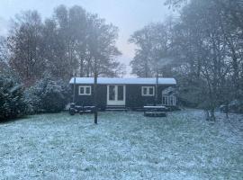 Pipowagen in Drenthe aan het Dwingelderveld, hotel in Dwingeloo