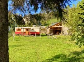 Roulotte Le gîte-ânes