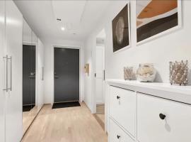 Sentral og ny 3-roms lelighet, hotell i Jessheim