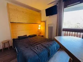 Studette cosy pour 2 aux Deux Alpes avec balcon - FR-1-546-62