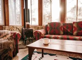 Hot Cocoa Bar 4 Season Porch Wwood Stove