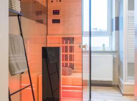 FlowApartment Hof, 24h Checkin, IR-Sauna, Parkplatz, WLan250Mbit, hotel i Hof