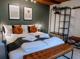 AlpinRetro-Apartment I Stylisch & zentral I See & Berge I Luzern I Z&uuml;rich I Stoos I Rigi, itsepalvelumajoitus kohteessa Schwyz