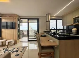 Residencial Alana - Lindo Apto a 200m da Praia de Palmas com Vista pro Mar
