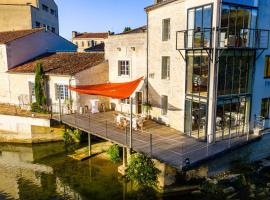 QUAI 3 loft moderne et lumineux les pieds dans l'eau, hotel a Jarnac