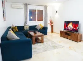 Appartement Moderne au 2e Etage - 2 Chambres, 2 Salles de Bain et Cuisine Americaine