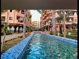Belle résidence avec piscine à Marrakech