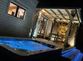 Tiny cocon en pleine nature jacuzzi, sauna privé