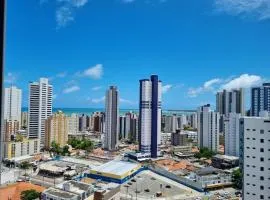 Flat SOLaz Smart - Conforto e vista mar no melhor de Manaíra!