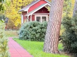 Chalet im Wald mit Sauna