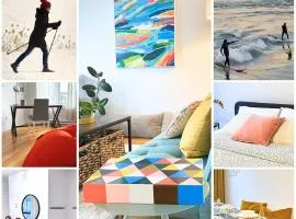 Riverside stay, 2 bedrooms, 1 office, free parking