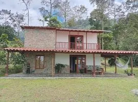 Rural Cabin Among Clouds