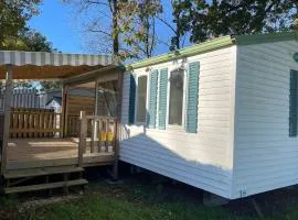 Mobil-home 29m², 2 chambres, terrasse, jardin - API-1-52-1108