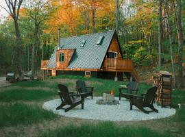 The A-Frame on Pudding Hill, ξενοδοχείο σε Jefferson