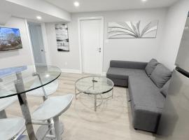 Milton में, होटल Modern and Cozy Basement Suite,2 Bedrooms with Kitchen ,Parking and Separate Entrance