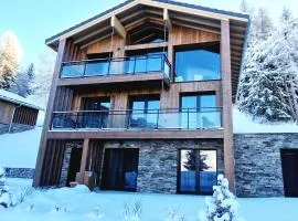 Chalet Prestige avec Sauna et Jacuzzi pour 10, La Plagne Montalbert - FR-1-755-47