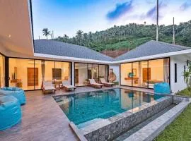 Villa Jasmin Escapade Tropicale Moderne avec Piscine Privée à Lamai
