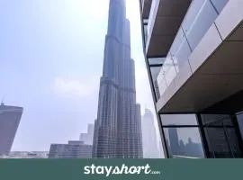 Free housekeeping visits during your stay - StayShort - Exceptional 2BR with Burj Khalifa Views in Downtown