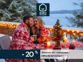 Private beach with SPA on the lake I Plage Sucrée, hotel in Saint-Rémi-dʼAmherst