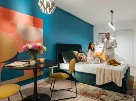 Vibrant Color-Pop Studio at Ivory Residence