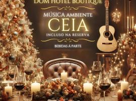 DOM Hotel, hotel with hot tubs in Campos do Jordão