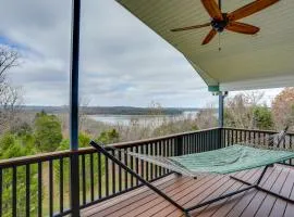 Spacious Norfork Lake Home Game Room and Views!