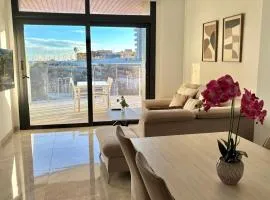 Sunset Waves I by Terreta Rentals