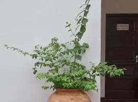 Habitación en casa rústica con aire acondicionado y wifi en el centro de Asunción