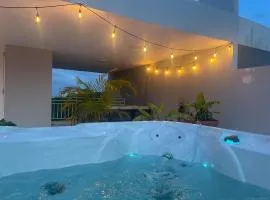 3BR Penthouse with Rooftop Hot Tub and El Yunque Views