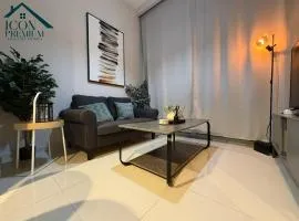 Modern 1BHK in Business Bay with Canal View