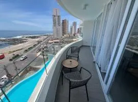 Departamento frente a la playa