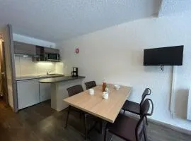 Studio avec terrasse, proche pistes, casier à skis, parking, animaux admis - FR-1-358-171