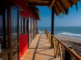 Linda Casa de playa con vista al mar de Wakama, hotel in Jaguay