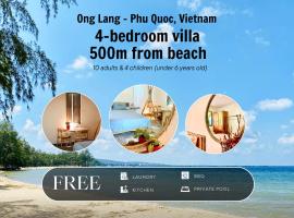 Ong Lang Cozy House with pool - 500m to the beach, homestay in Phu Quoc