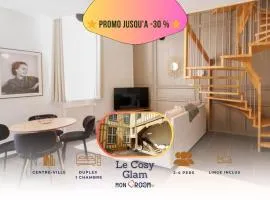 Duplex Cosy Glam au Centre-Ville secteur piéton * WiFi * Calme