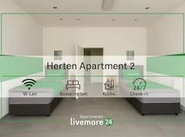 Livemore24 - Apartment 2 in Herten 24-7 Check-In