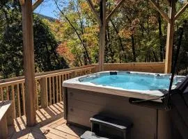 Stunning Mountain Cabin with Hot Tub and Game Room Near Asheville in Old Fort, NC