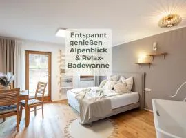 Romantische Winter-Auszeit in Sachrang - Fewo Bergsteigerdorf mit Alpenblick & Relax-Badewanne