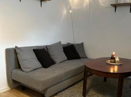 Charming apartment with industrial design close to city center, acomoda&ccedil;&atilde;o com cozinha em V&auml;xj&ouml;