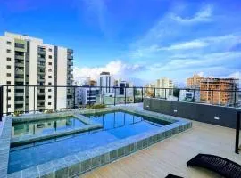 Excelente apartamento a passos da praia