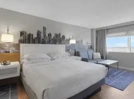 World of Blue Beautiful King Hotel Room