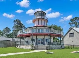 Waterfront One Of A Kind Lighthouse with Large Dock