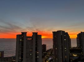 Exclusivo departamento con vista al mar, hotel em Concón