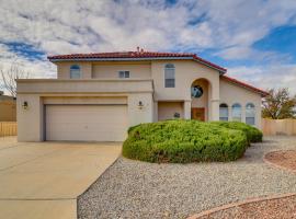 Patio with Tranquil Views! Elegant Rio Rancho Home, hotel in Rio Rancho